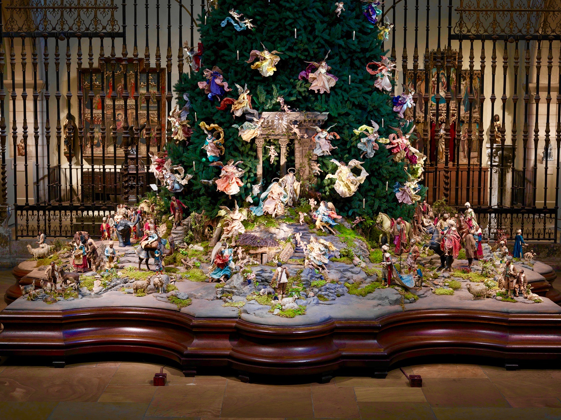 Holiday nativity in the Metropolitan Museum of Art