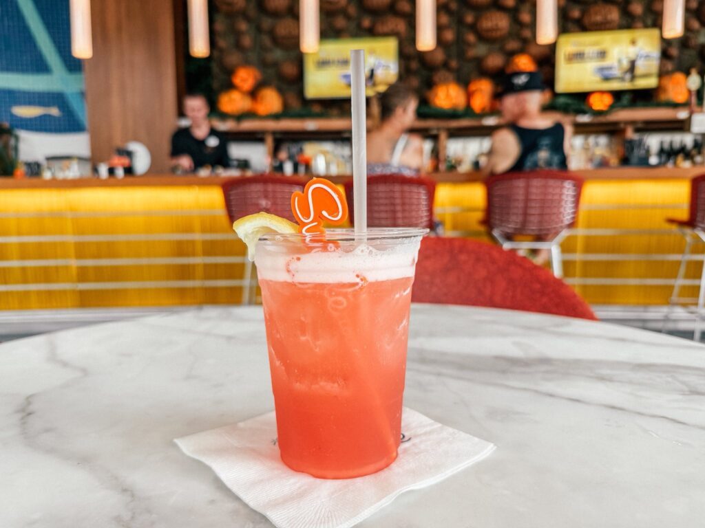 Scarlet Spell cocktail from Cabana Bay's bar at Universal Studios