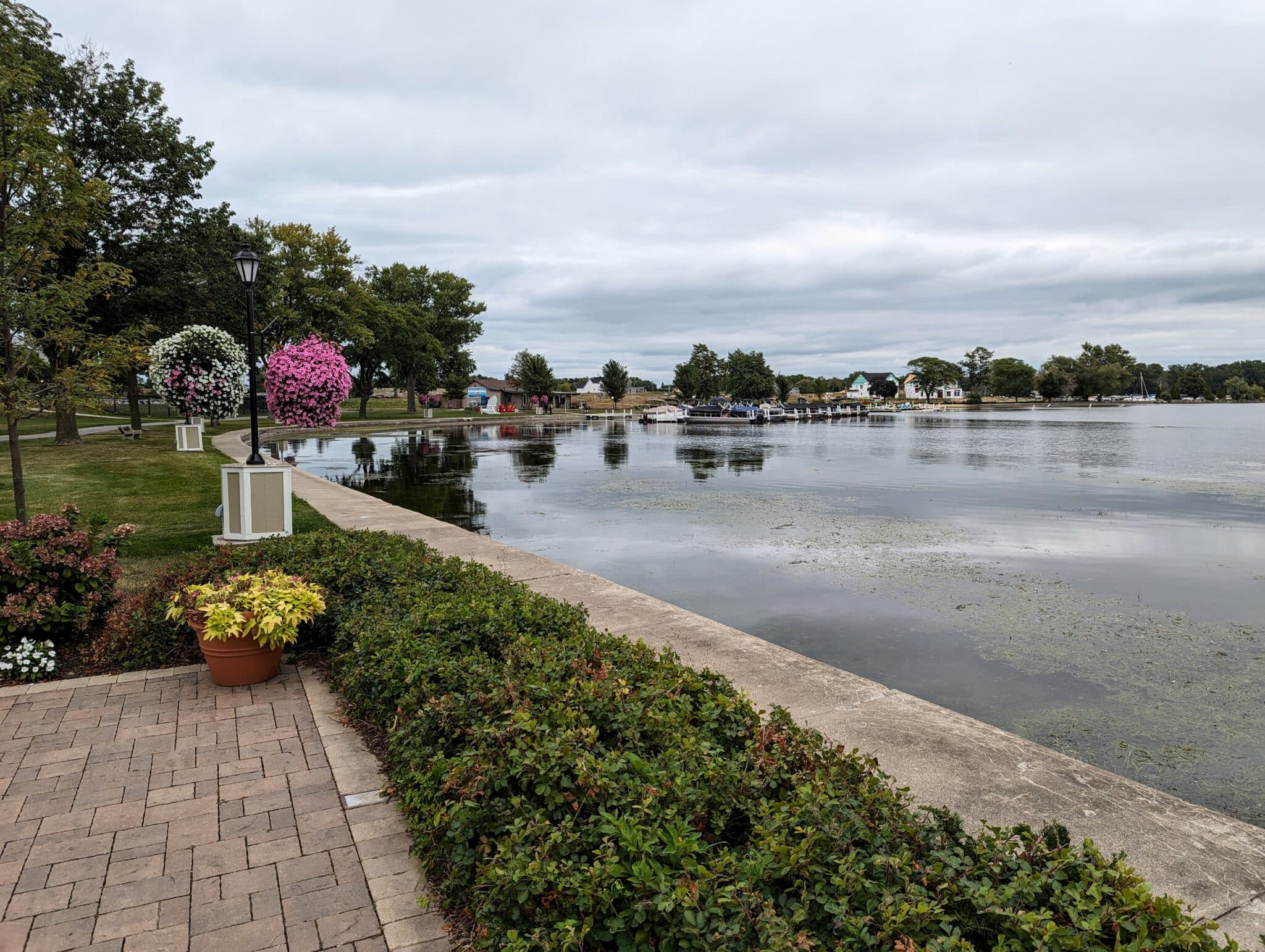 The shoreline at Lake Lawn Resort, a Lake Geneva hotel