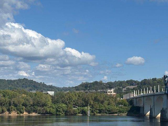 Looking across the river on the Tennessee Riverwalk