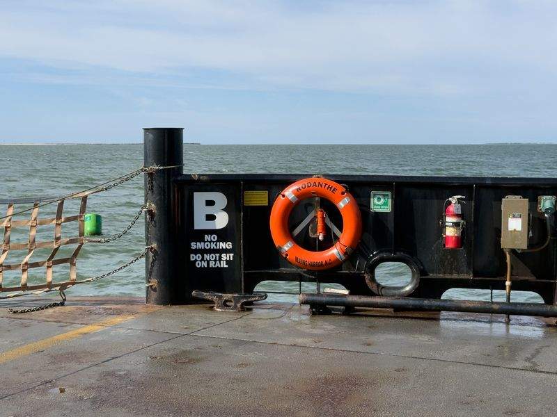 Outer Banks ferry from Ocracoke to Hatteras in the Pamlico Sound