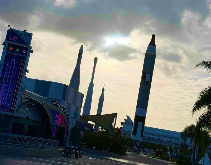 rockets at Kennedy Space Center Visitor Complex