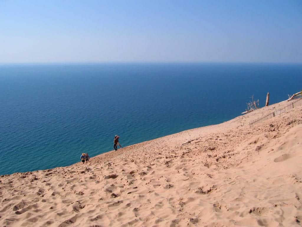 Sleeping Bear Dunes on Lake Michigan