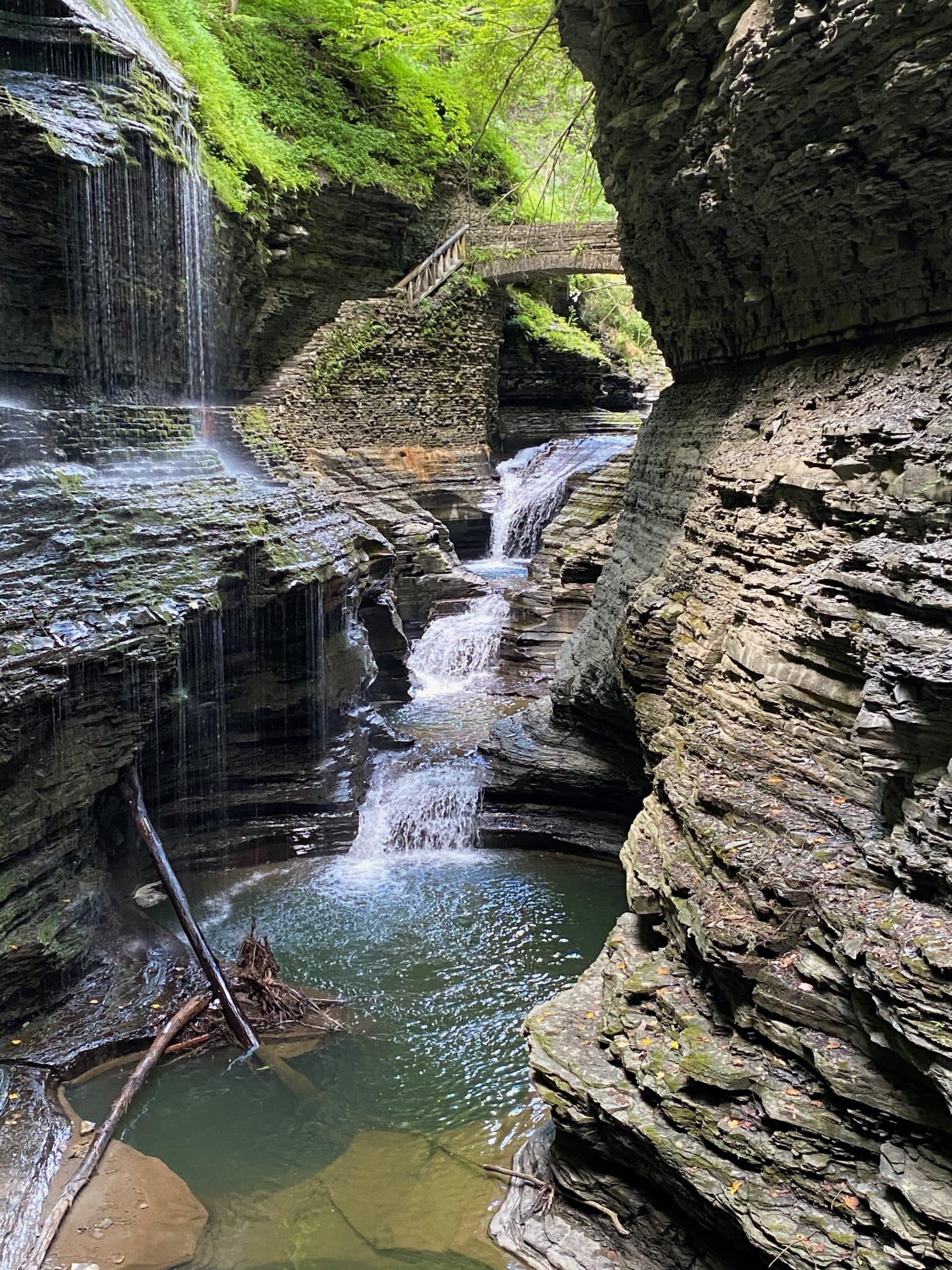 Gorge view in Watkins Glen State Park