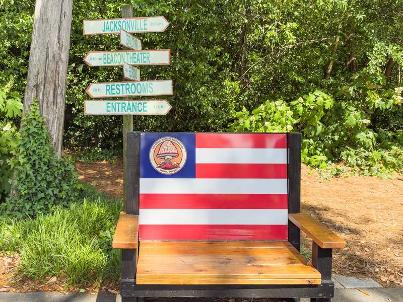 You can't get lost in Macon, Georgia with these directions signs at The Big House.