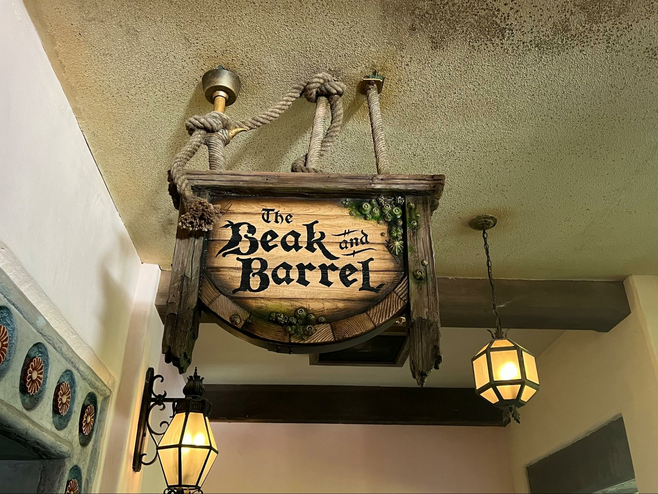 First Look: Magic Kingdom’s Pirate Pub “The Beak and Barrel”