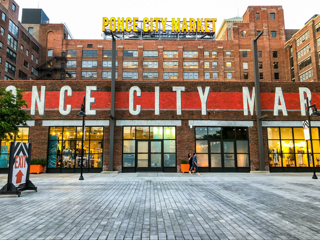 Entrance to Ponce City Market Atlanta food hall