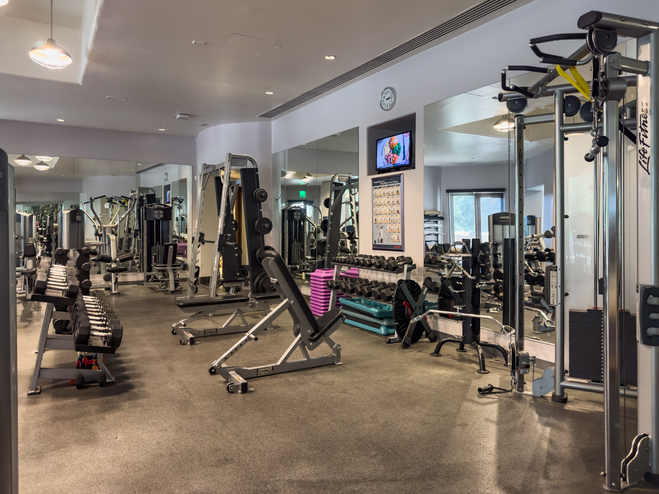 The fitness center at the Boulders Resort and Spa Scottsdale