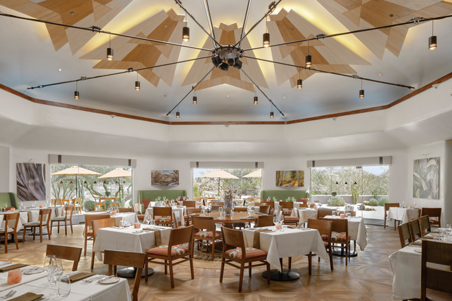 Dine at the Palo Verde Restaurant in the Boulder Resort and Spa Scottsdale