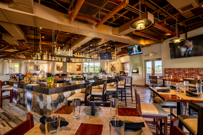 Get you authentic Mexican dishes from the Spotted Donkey Cantina, a diner at the Boulder Resort and Spa Scottsdale.
