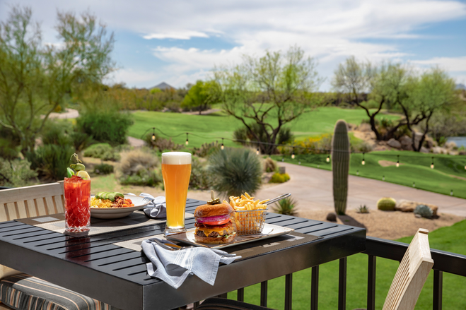 Enjoy some junk over drinks at the Boulders Resort and Spa Scottsdale's Grill Kitchen & Bar.