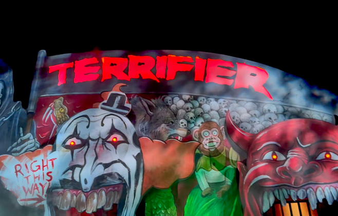 Terrifier clown haunted house