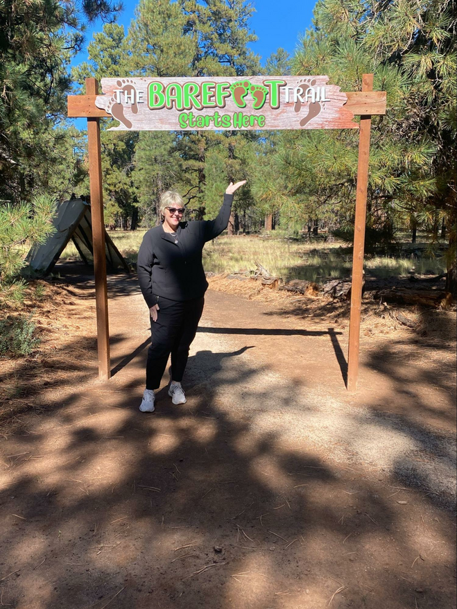 The Barefoot Trail Near Flagstaff