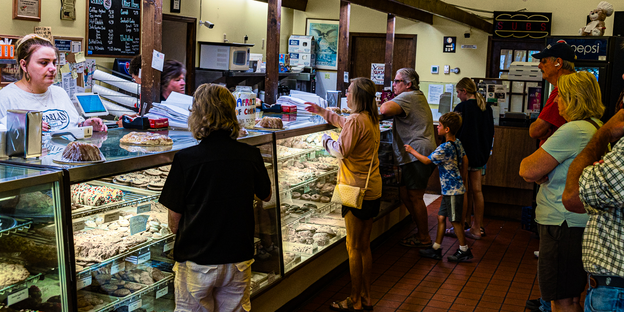 If you are a sweet tooth, McFarlan Bakery in Hendersonville has an incredible selection of sweet bakery goods.