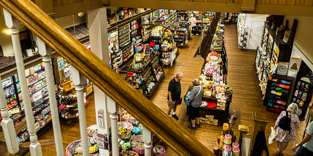 Get every supplies you need from Mast General Store on Main Street, Hendersonville.