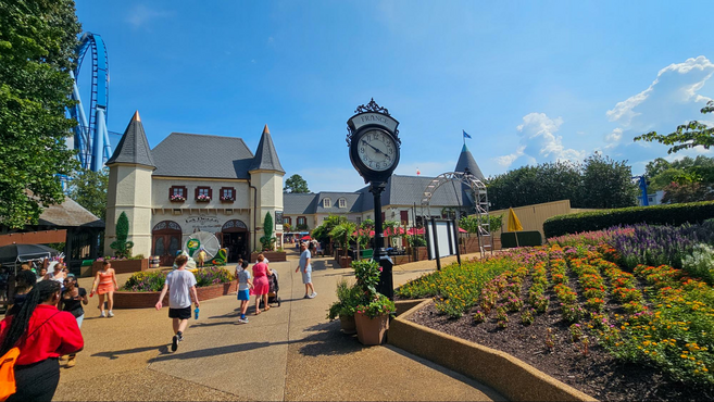Entering the "region" of France in Busch Gardens Williamsburg 
