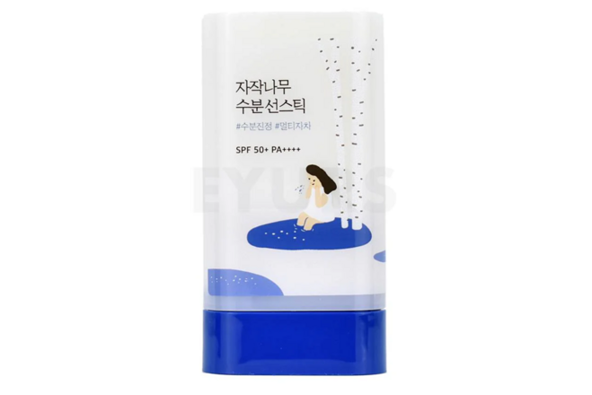 Round Lab Birth with Moisturizing SPF 50 Sunstick.