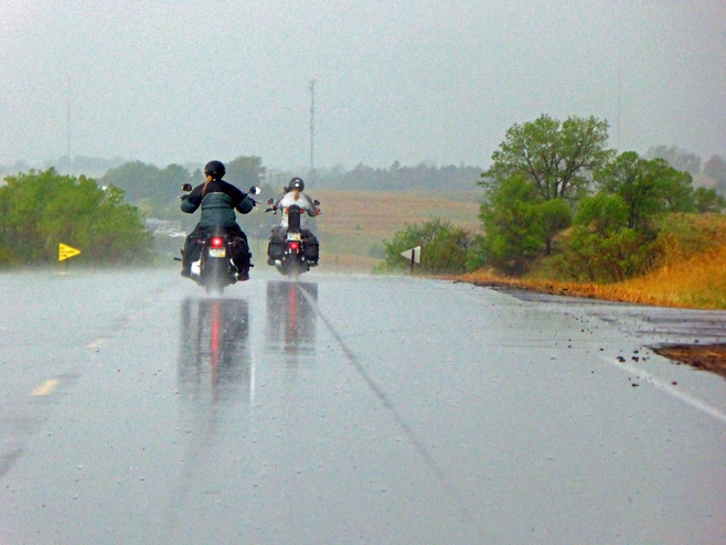 Don't forget to pack your rain gear!